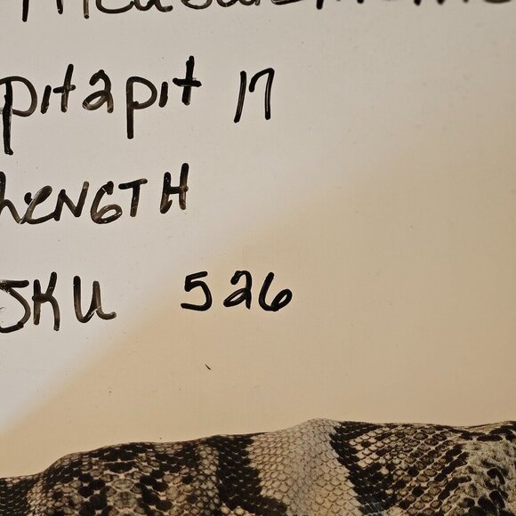 Zara Accessories Snake Print Semi-sheer Bodysuit Long Sleeve Deep V-neck Sz S - Picture 11 of 11